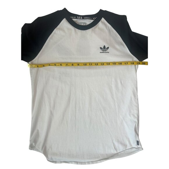 ADIDAS BASEBALL LONG SLEEVE T-SHIRT ADIDAS SKATEBOARD LOGO BR4937 - Picture 3 of 12